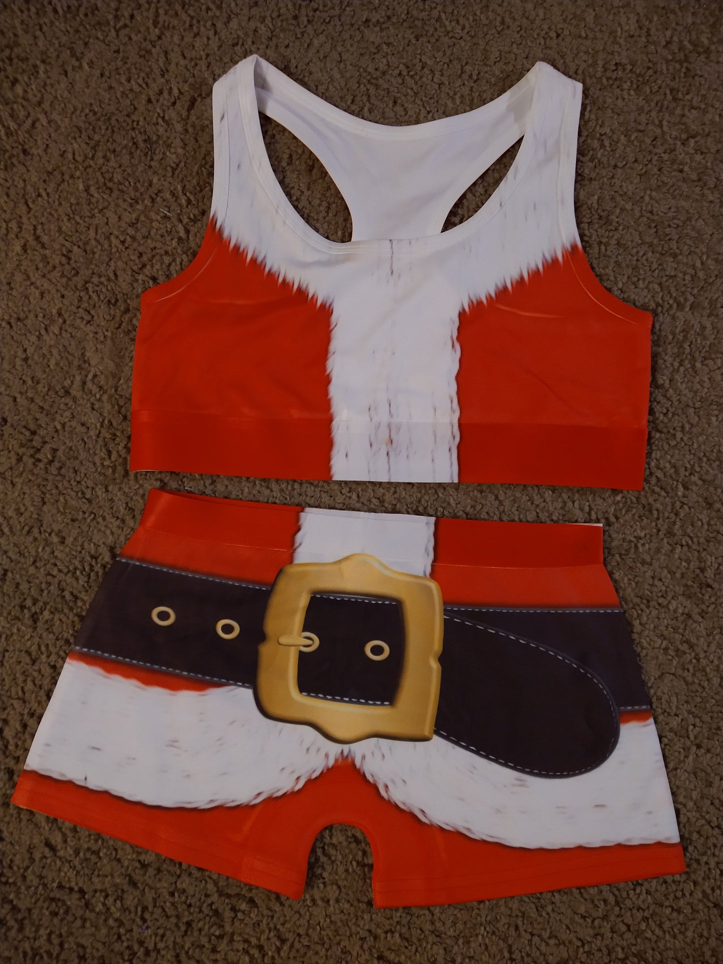 Custom Sports Bra and Boy Shorts