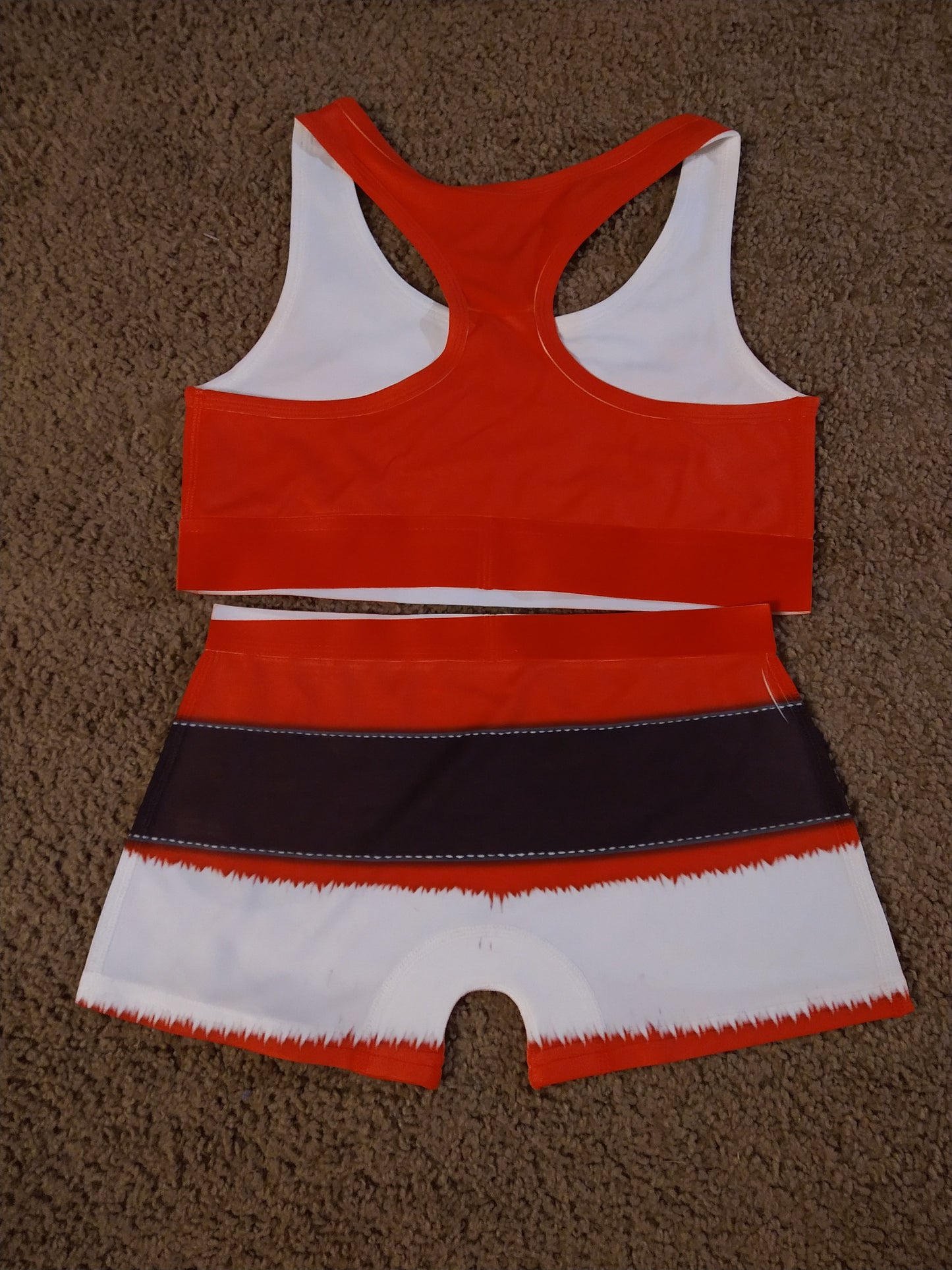 Custom Sports Bra and Boy Shorts