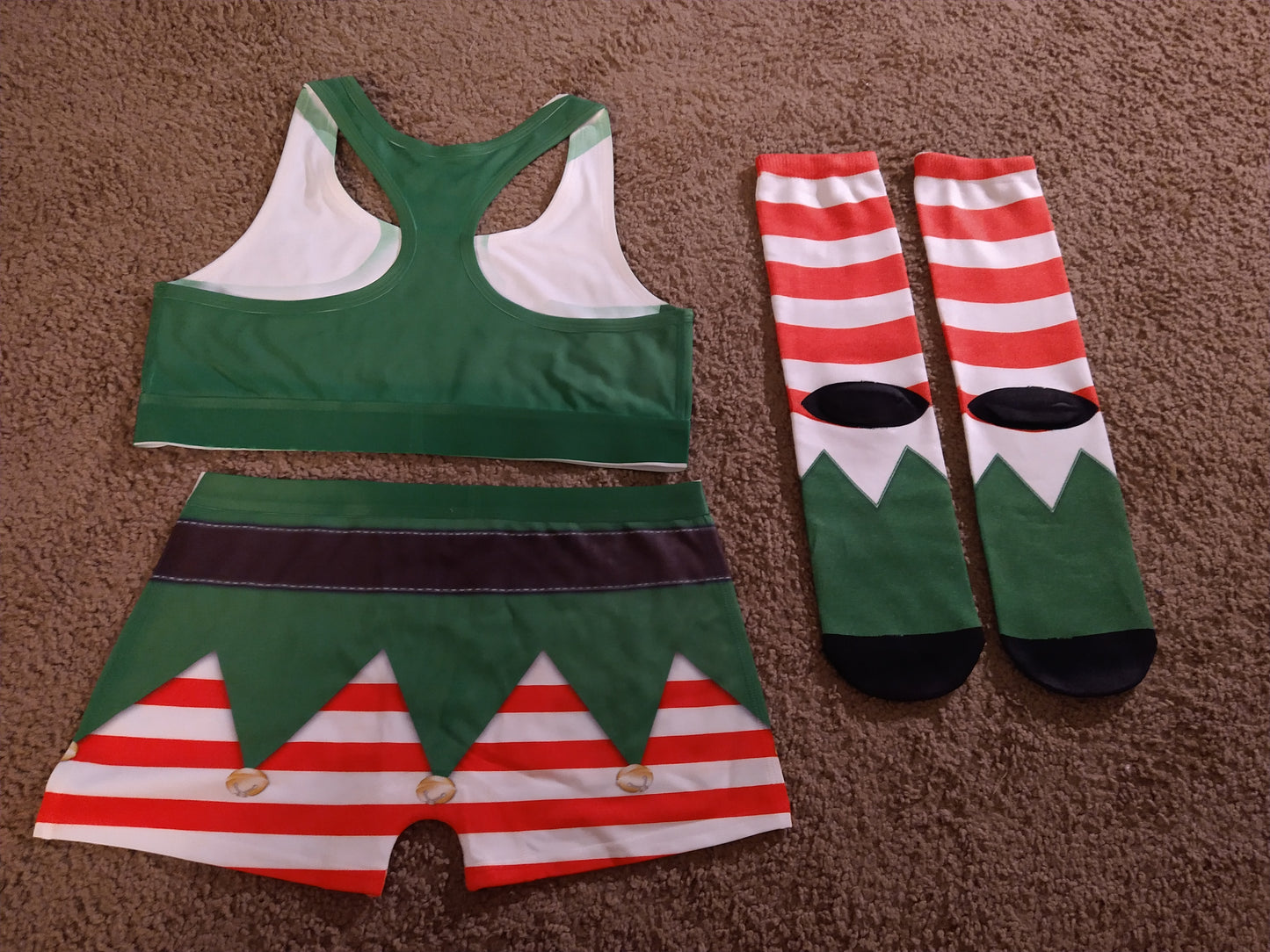 Custom Sports Bra and Boy Shorts