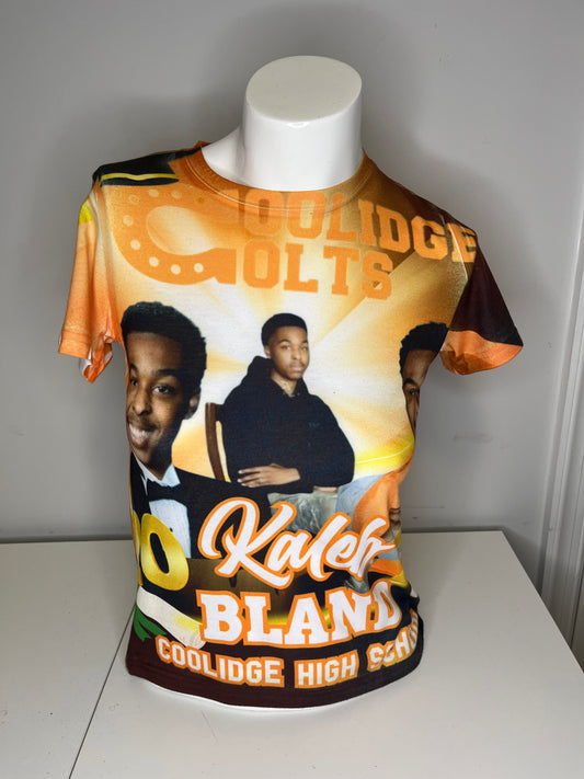 Kids Custom 3D Shirt(FRONT DESIGN AND BACK)
