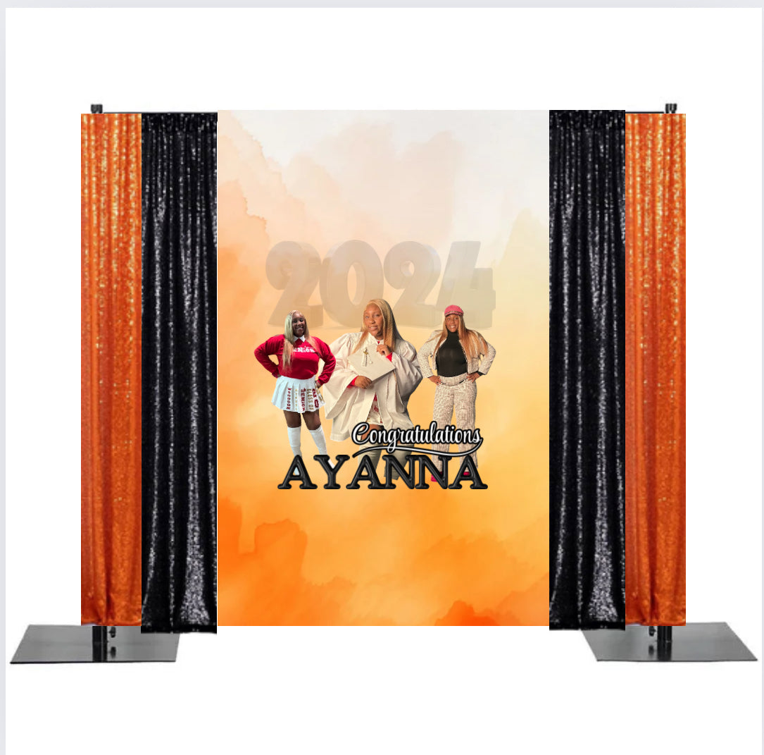 Personalized Backdrop