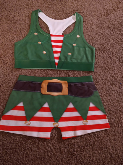 Custom Sports Bra and Boy Shorts