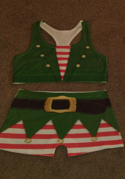 Custom Sports Bra and Boy Shorts