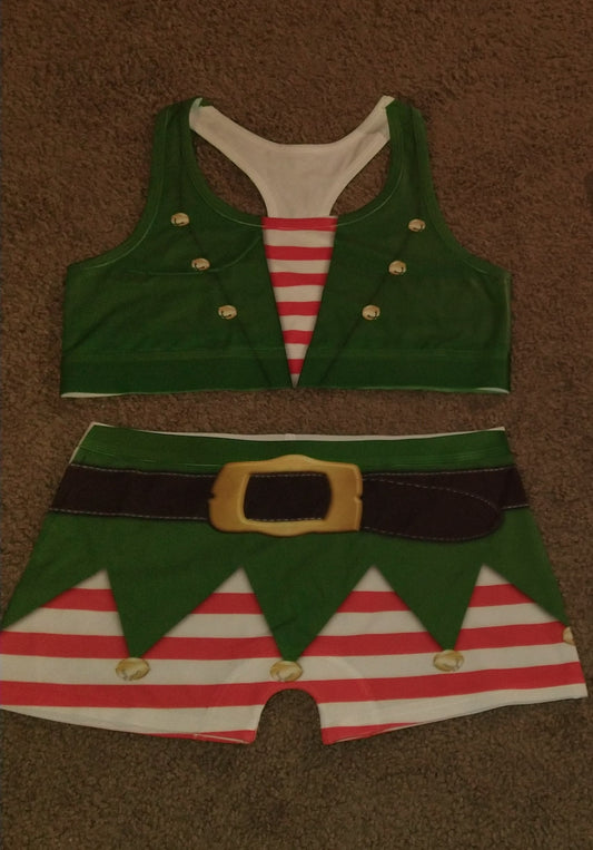 Custom Sports Bra and Boy Shorts