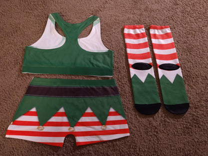 Custom Sports Bra and Boy Shorts